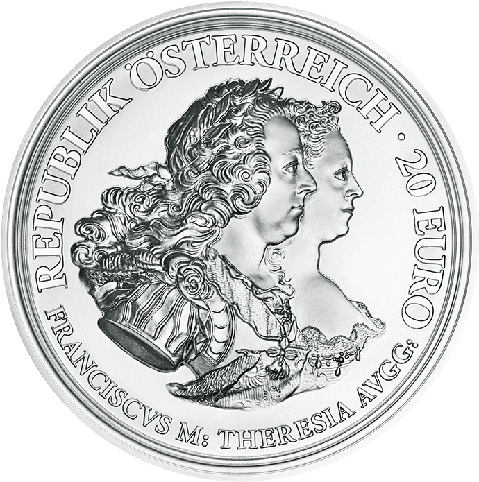 Maria Theresa - Justice - 20 Gram Silver Coin Price (716x716), Png Download