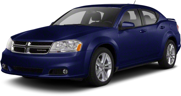 2012 Dodge Avenger Blue Exterior - Dodge Avenger 2014 (640x480), Png Download