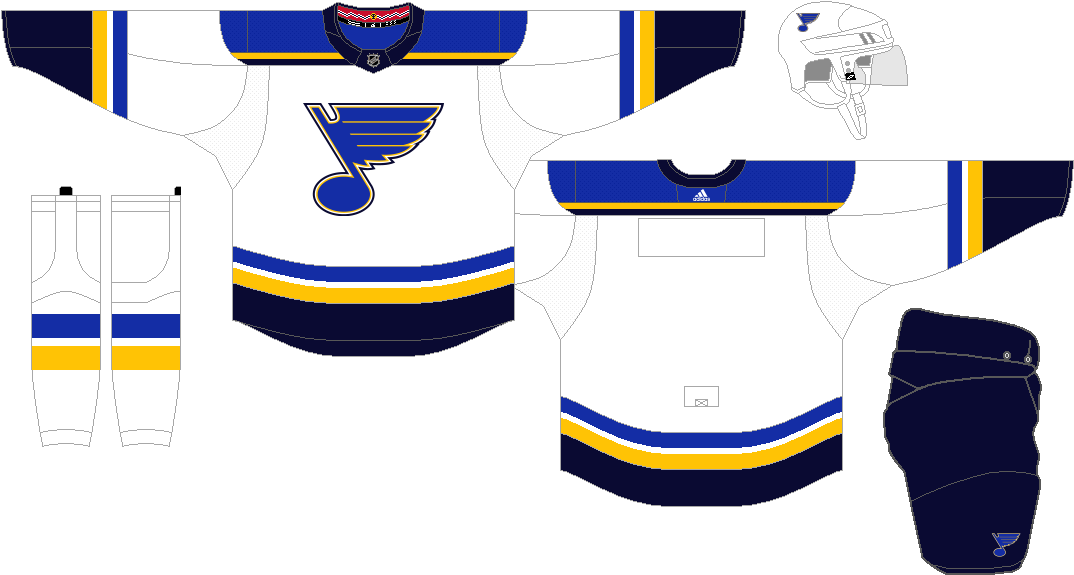 Picture - St Louis Blues 2016 Uniforms (1100x600), Png Download