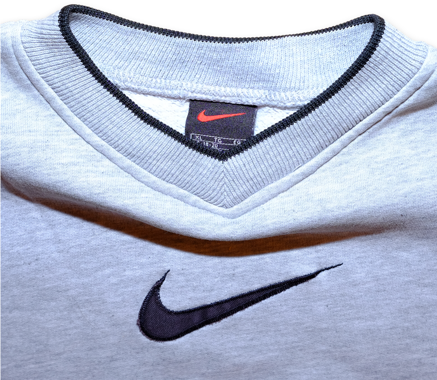 Vintage Nike Swoosh Logo Sweatshirt Xsmall / Small - Sneakers (900x900), Png Download