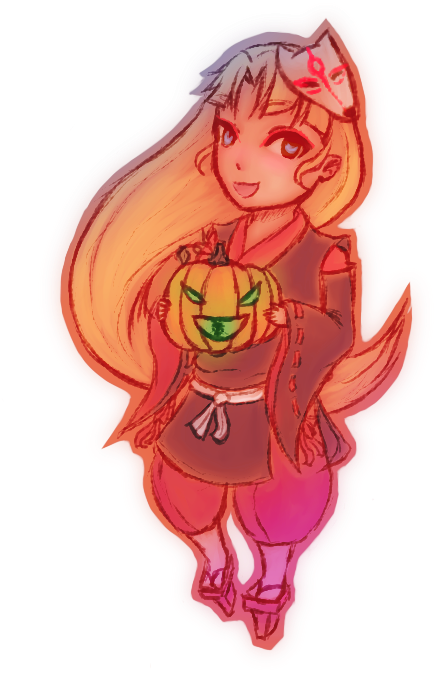 Okami Log - Cartoon (590x840), Png Download