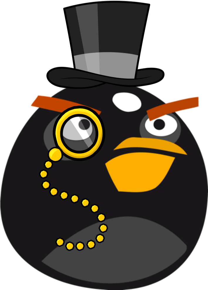 708 X 1010 1 - Angry Birds Bomb Png Dibujo (708x1010), Png Download