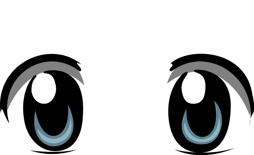Report Abuse - Anime Eyes Transparent Background (1024x626), Png Download