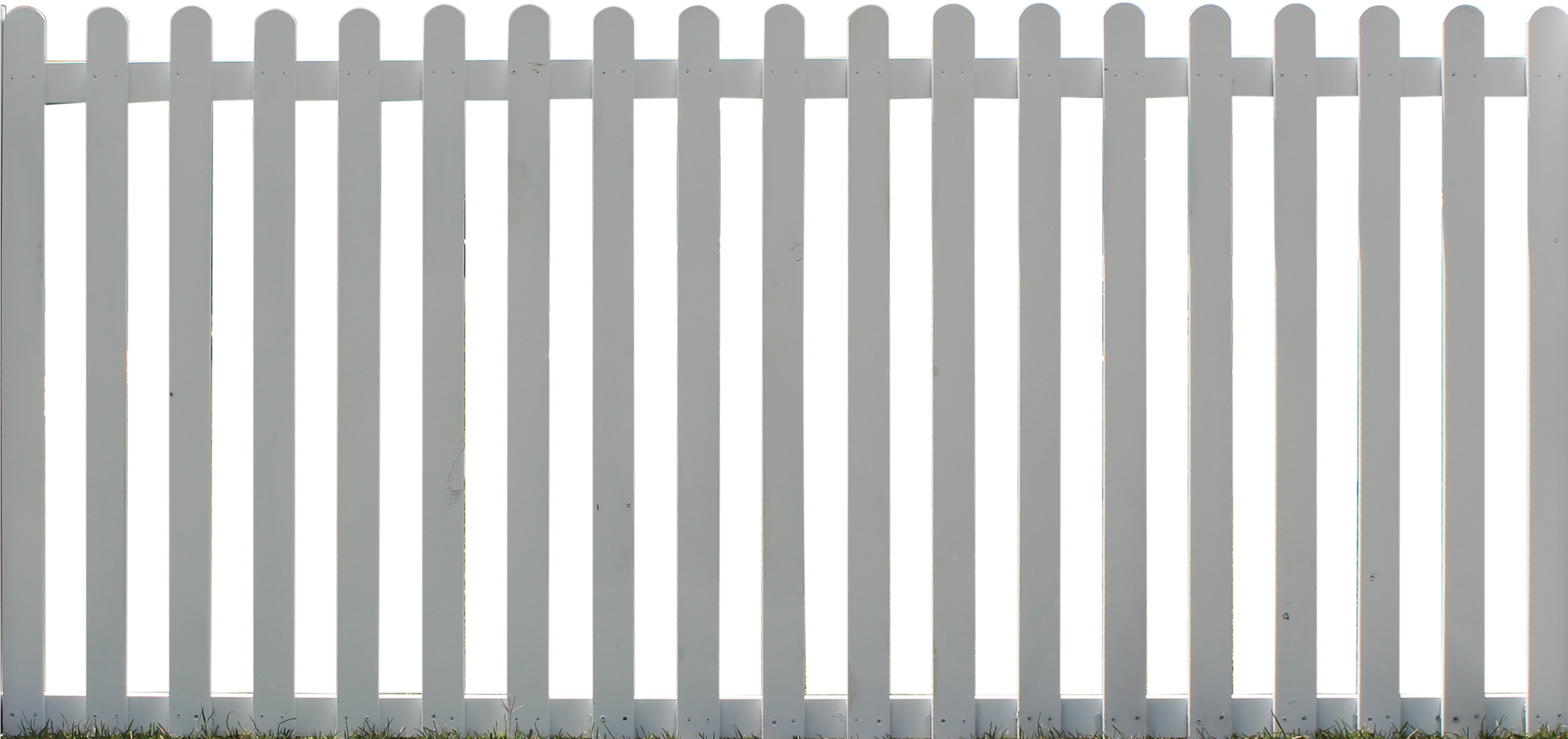 White Picket Fencing - Picket Fence (2980x1412), Png Download