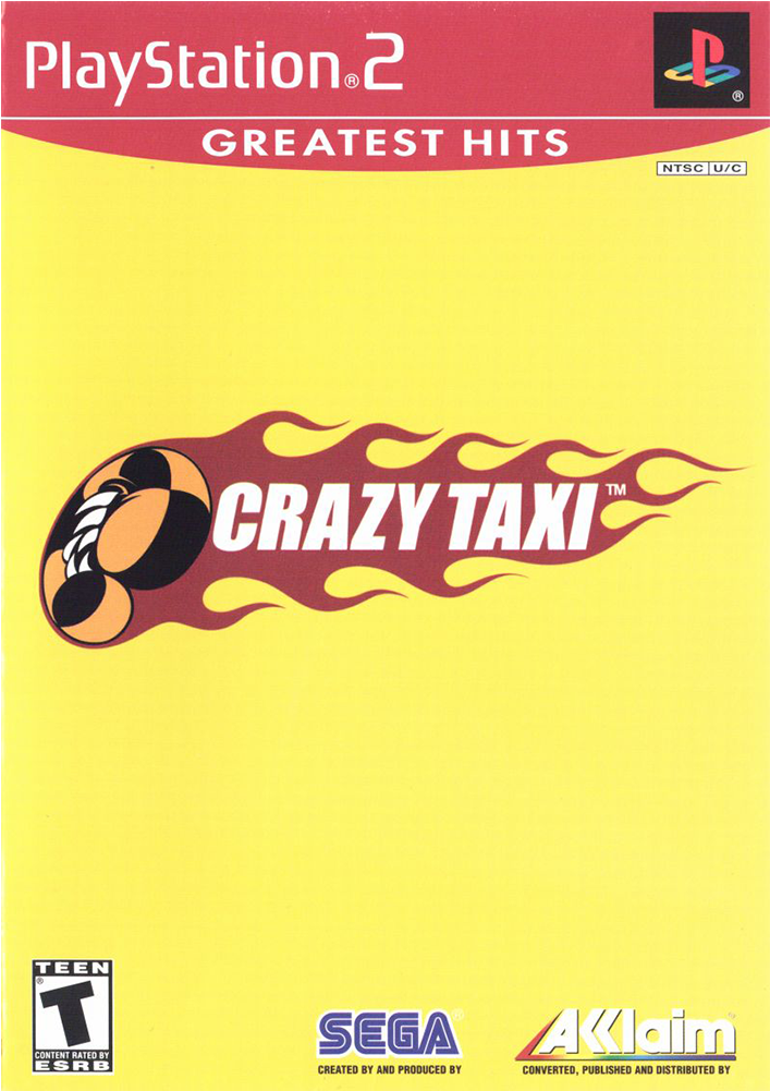 Crazy Taxi Playstation - Crazy Taxi (1000x1000), Png Download