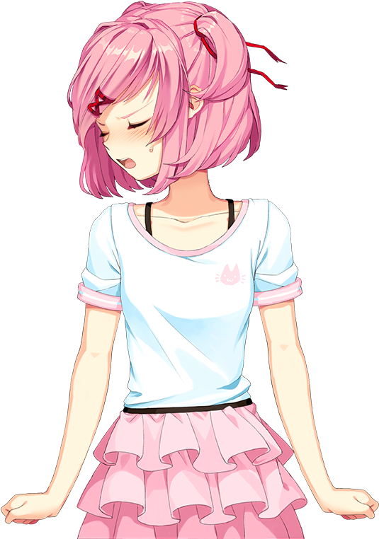 Turncasual3 - Yuri Doki Doki Literature Club (960x960), Png Download