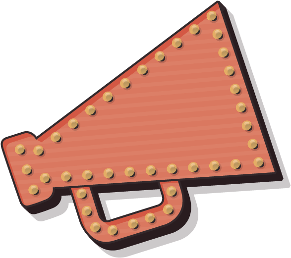 Megaphone Icon 3 - Plywood (768x607), Png Download