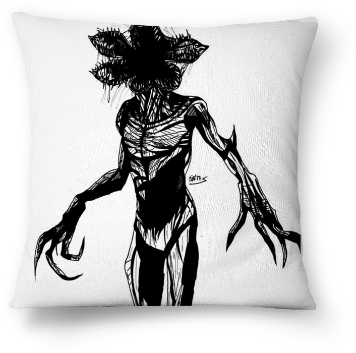 Almofada Demogorgon De Melinne Carvalhona - Stranger Things Demogorgon Outline (800x800), Png Download