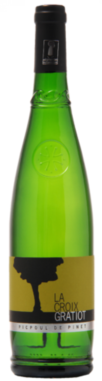 Domaine La Croix Gratiot Picpoul De Pinet - Glass Bottle (900x1500), Png Download