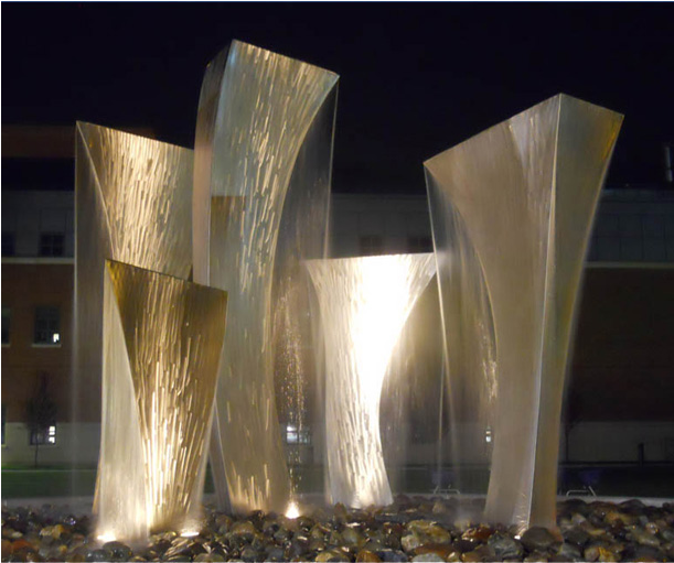 Water Sculpture - Water Sculpture Png (610x650), Png Download