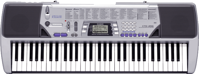 Ctk-496f7 With Midi - Teclado Casio Ctk 496 (700x700), Png Download