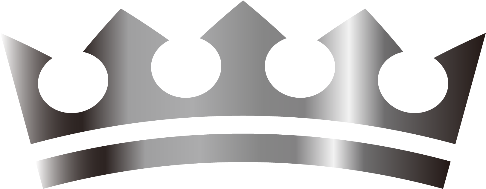Brand Logo White Font Silver Transprent Png - Crown Silver Png (1874x985), Png Download
