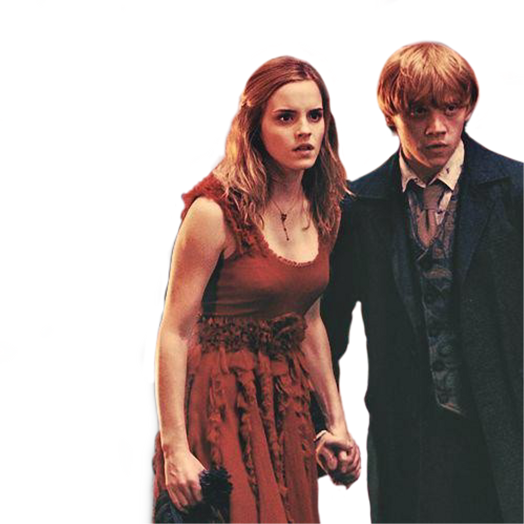 Ronmione Sticker - Hermione At The Wedding (1024x1024), Png Download