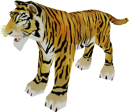 Download Zip Archive - Zoo Tycoon 2 Tijger (750x650), Png Download
