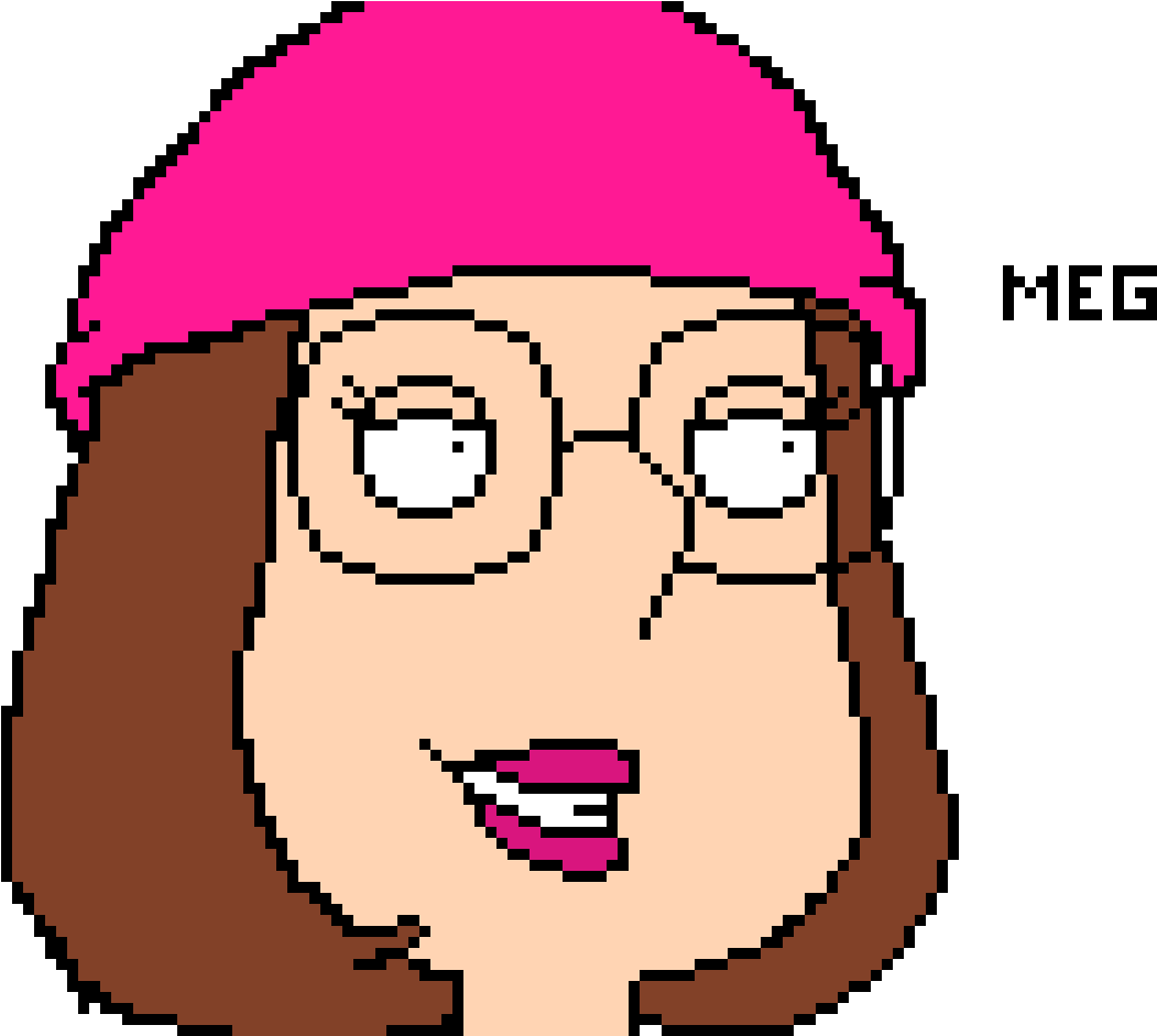 Meg Griffin - Cartoon (1240x940), Png Download
