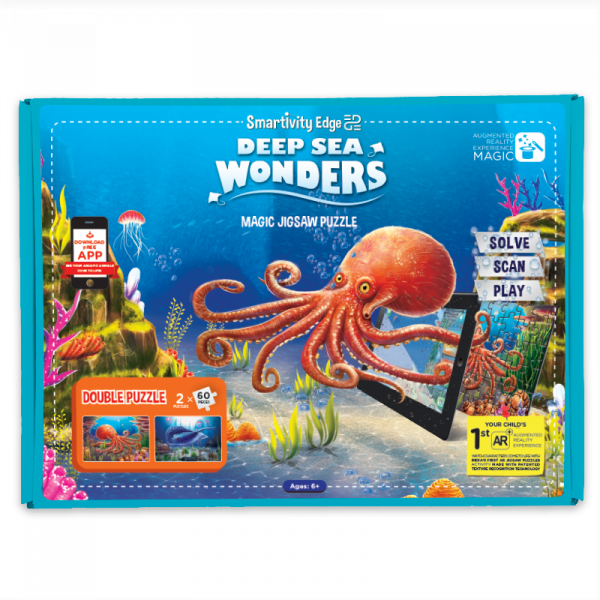 Free Android And Ios Augmented Reality App With Jigsaw - Marine Marvels (600x600), Png Download