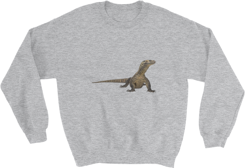 Komodo-dragon Print Sweatshirt - Dunder Mifflin Sweatshirt White (1000x1000), Png Download