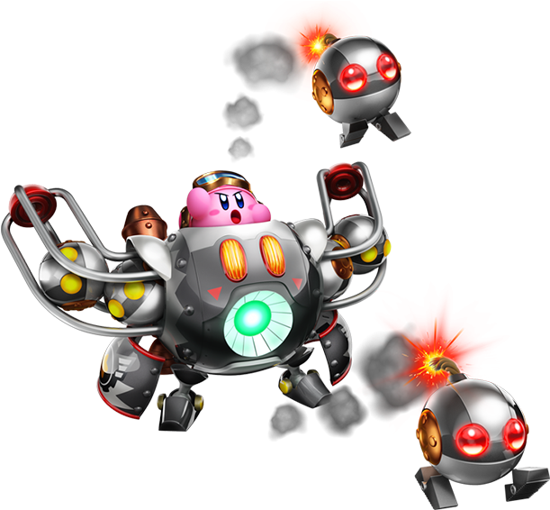 Switch Chara Bomb - Kirby Planet Robobot Bomb (1300x700), Png Download