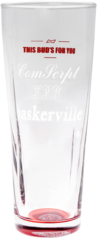 Personalized Budweiser Glass - Pint Glass (1024x1024), Png Download