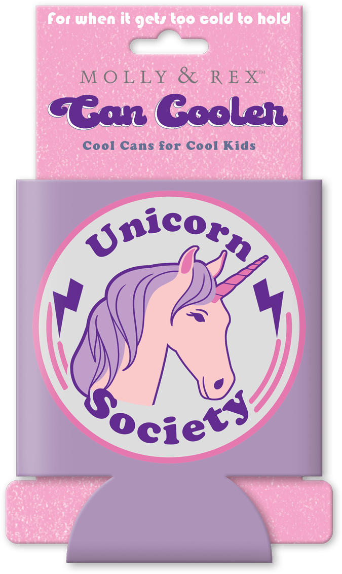 Unicorn Society Can Cooler - Stallion (1200x1200), Png Download