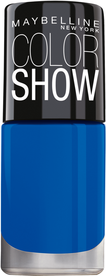 Color Show Bright Sparks Nail Polish- Blazing Blue - Perfume (640x960), Png Download