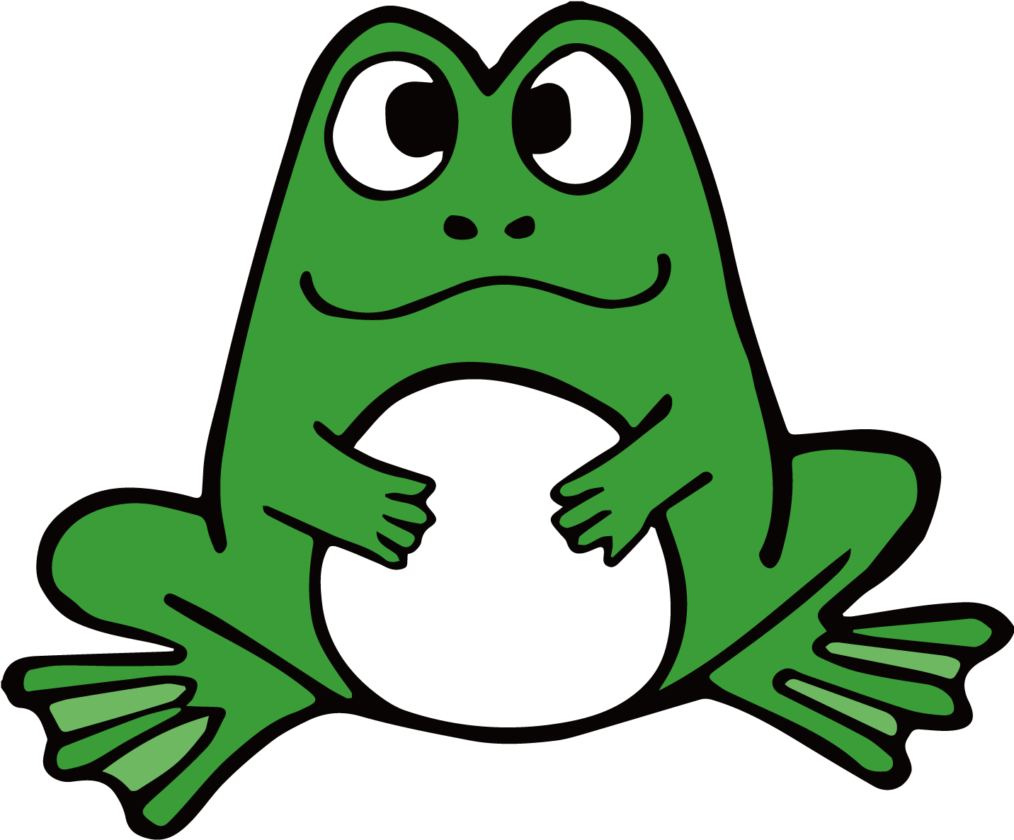 Amphibian Cartoon Frogs Transprent Png Free Download - Cute Cartoon Frog Transparent (1500x1501), Png Download