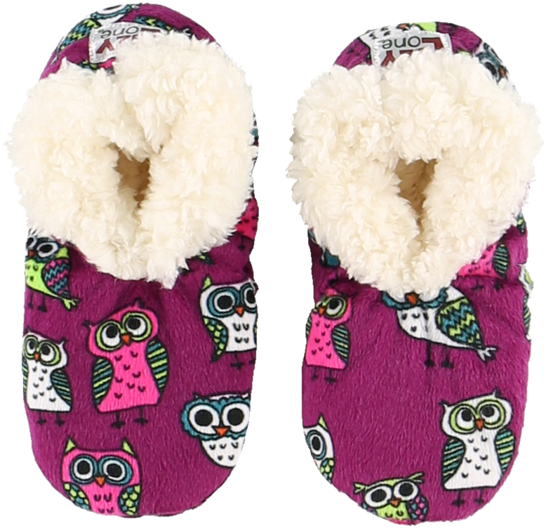 Night Owl Kid - Slipper (863x1050), Png Download