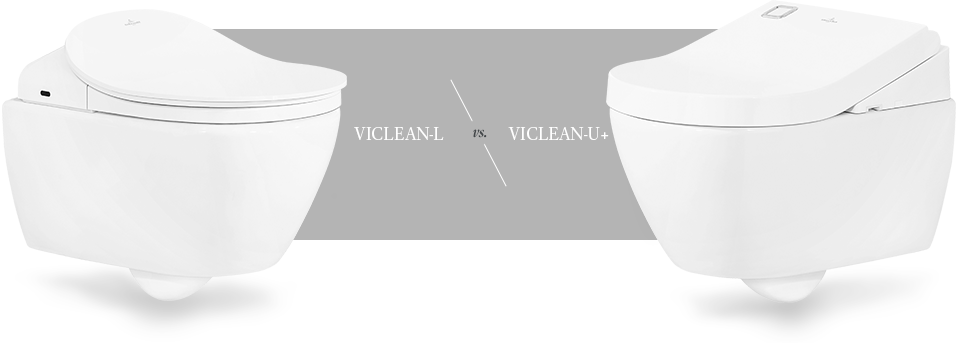 Villeroy & Boch Viclean Shower Toilets, Product Comparison - Coffee Table (960x343), Png Download