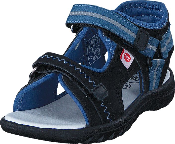 Pax Surfa Black/blue 17408-01 Womens Synthetic Synthetic - Fisherman Sandal (705x579), Png Download