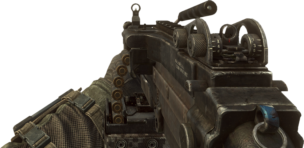 The Mk 48 In First-person View - Mk48 Mw3 (1024x498), Png Download