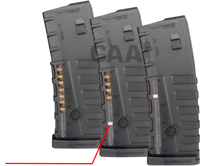 Qqqq - Ar 15 Magazine Height (750x638), Png Download