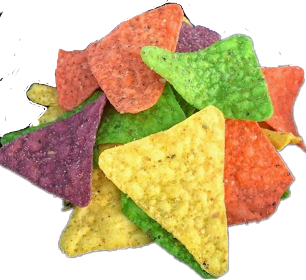 Doritos Rainbow Rainbows Lelepons - Corn Chip (1024x937), Png Download