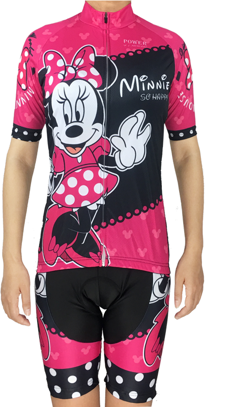 Minnie Mouse Women's Cycling Kits - Uniformes Deportivos De Minnie Mouse (800x800), Png Download
