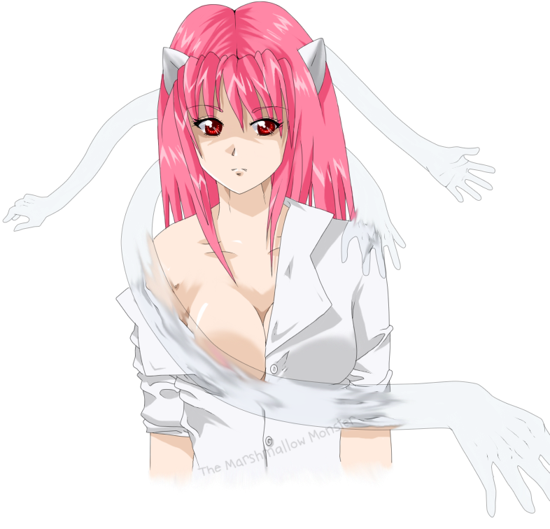 Nyuu Lucy - Google Search - Anime (800x775), Png Download