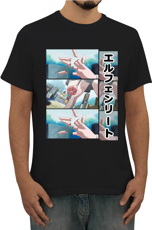 Camiseta Elfen Lied De Cyber Sapiensna - Anime (800x800), Png Download