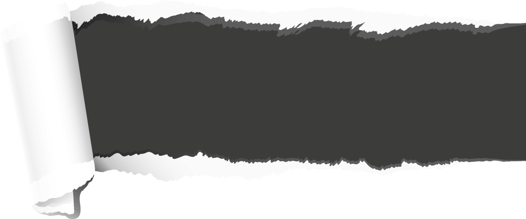 Torn Paper - Silhouette (1055x440), Png Download