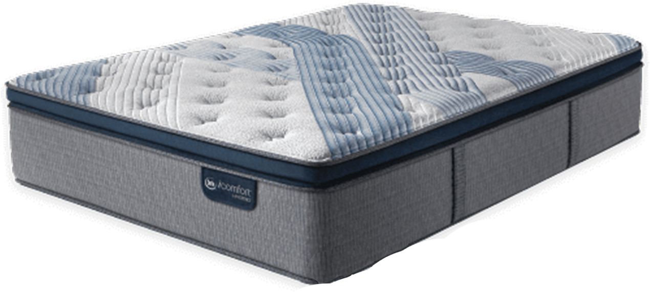 View Larger - Blue Fusion 1000 Plush Pillow Top King (1280x914), Png Download