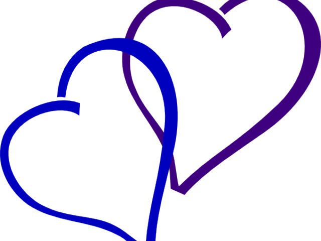Love Tattoo Clipart Double Heart - Double Heart Icon Png (640x480), Png Download