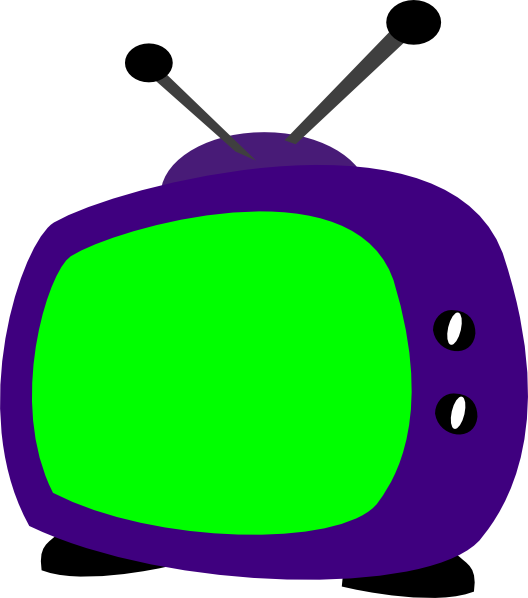 Television Set Svg Clip Arts 528 X 598 Px (528x598), Png Download