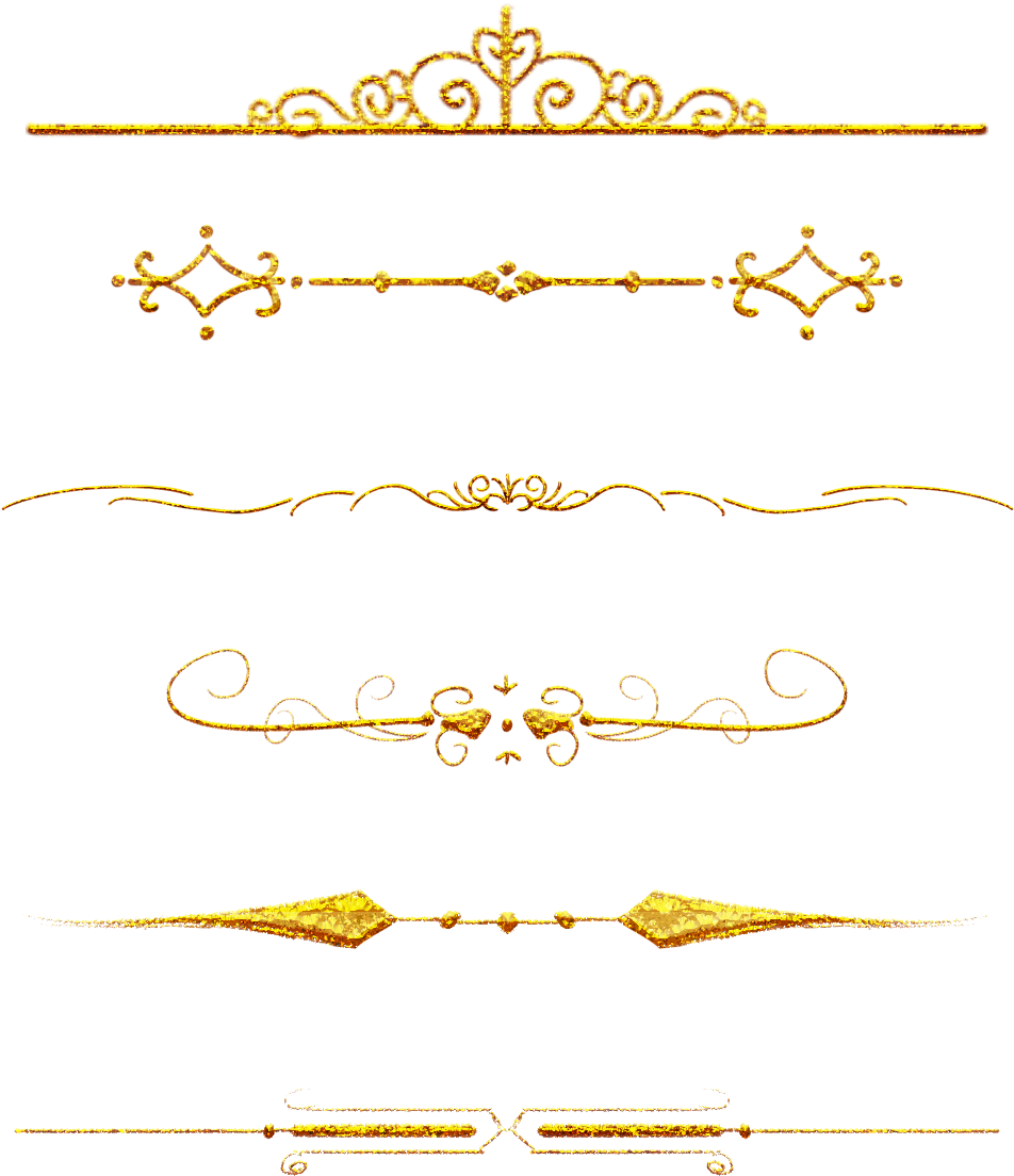 Retro Golden Prominent Ornate Png And Psd - Smile (1024x1369), Png Download