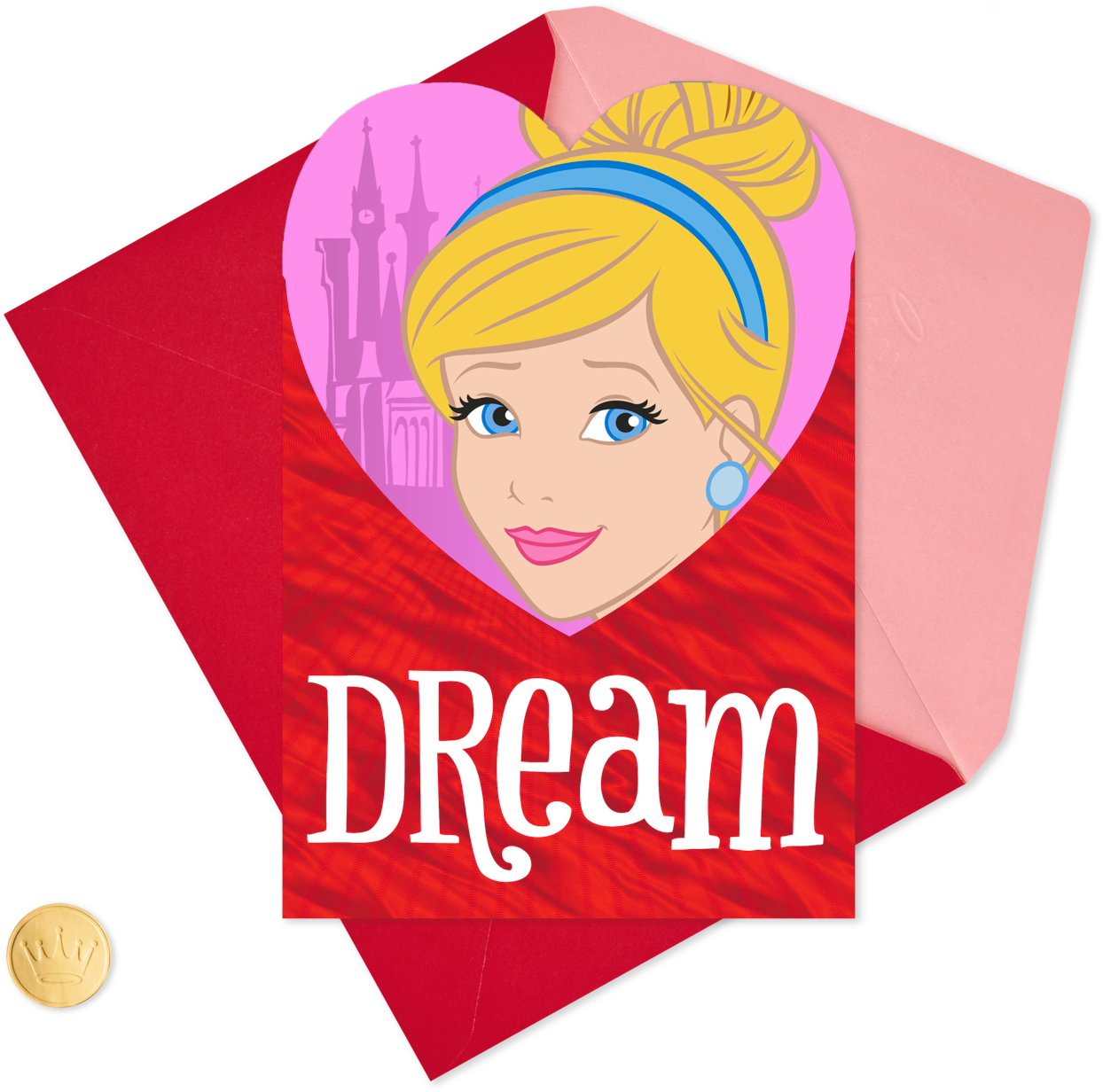 Disney Cinderella Princess Dream Come True Valentine's - Illustration (1470x1470), Png Download