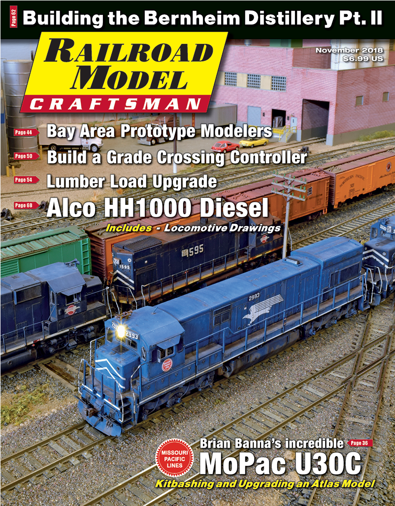 Railroad Model Craftsman November - Railway (1024x1024), Png Download