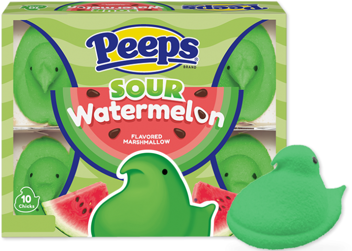 Sour Watermelon - Peeps (993x530), Png Download