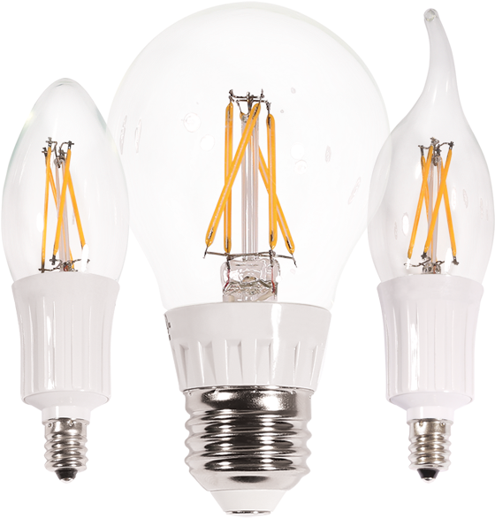 U-led™ Filament Led - Compact Fluorescent Lamp (600x600), Png Download