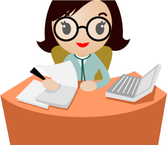Secretary Clipart Icon - Office Management (640x480), Png Download