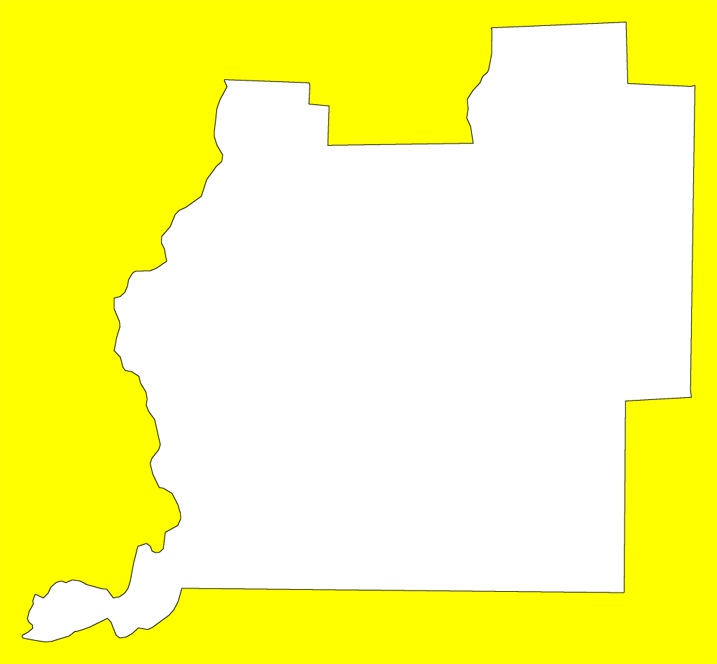 A Plain Frame Map Of Washington (1024x948), Png Download