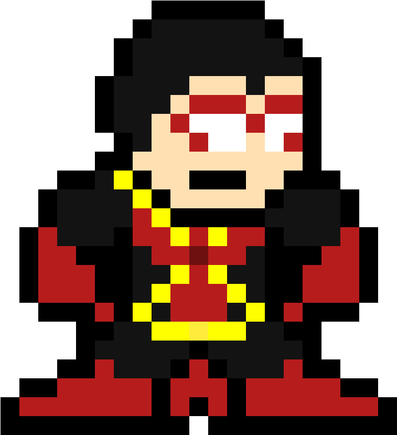 Red Robin - 16 Bit Mega Man (1184x1184), Png Download