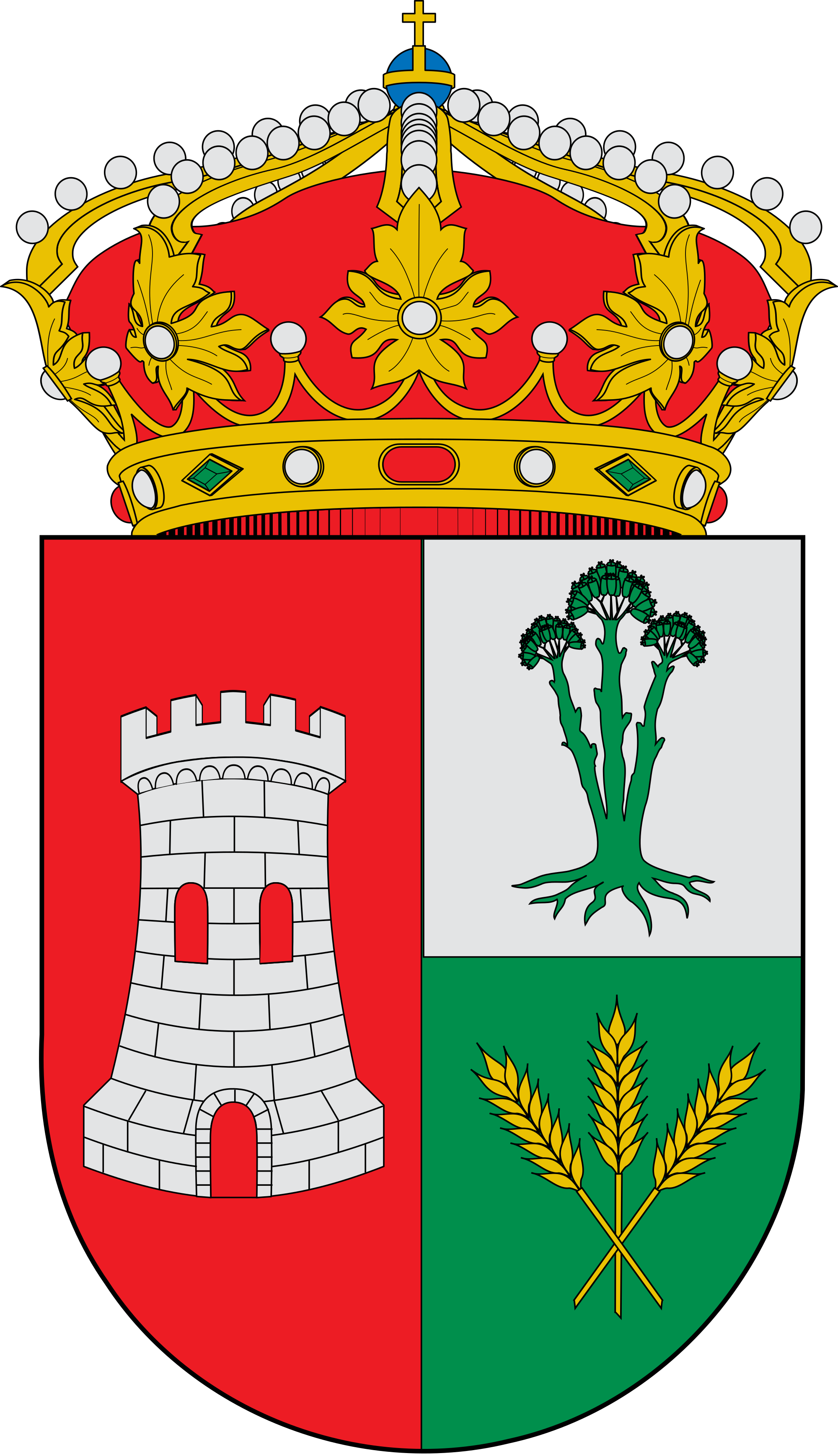 Open - Escudo Cabezon De Pisuerga (2000x3476), Png Download