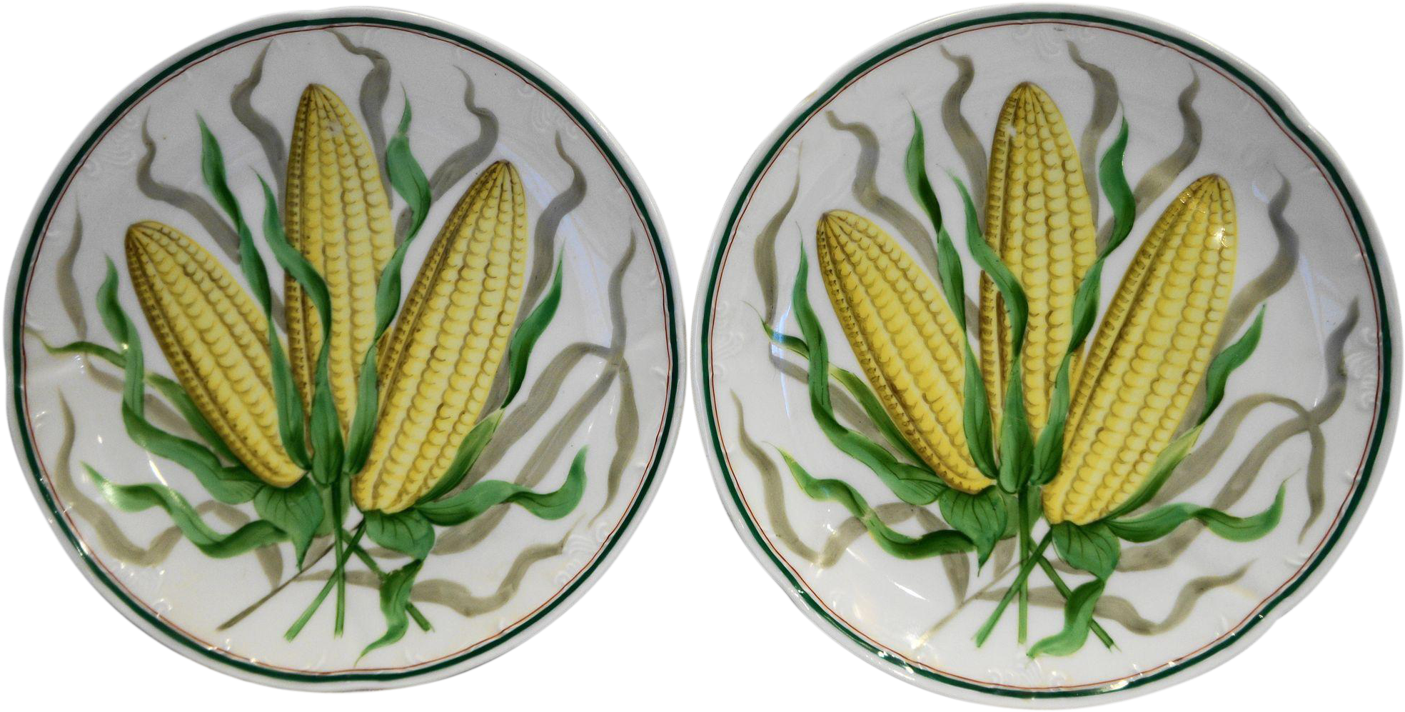 Charles Ahrenfeldt & Sons Saxe Austria Porcelain Plates - Earrings (1967x1967), Png Download