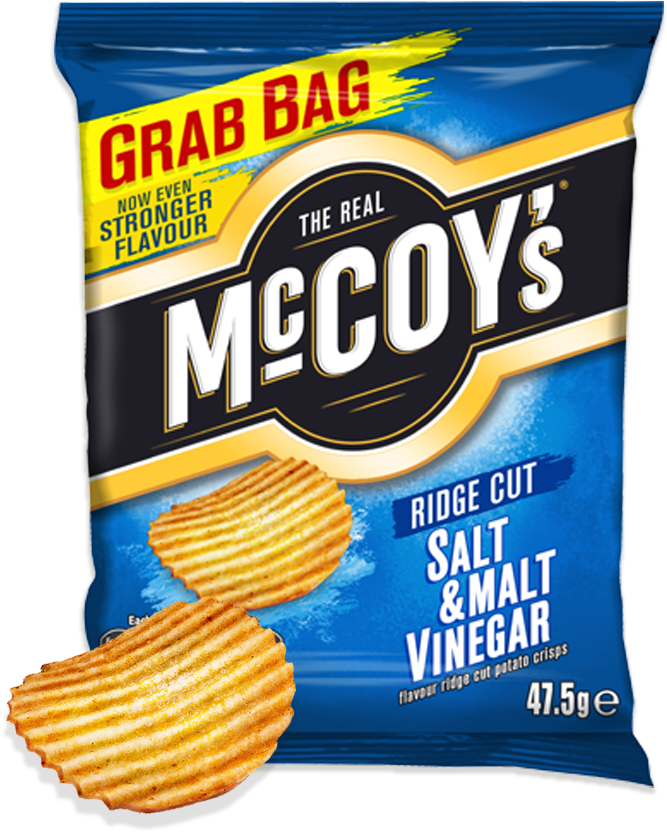 Mccoys Salt & Malt Vinegar - Mccoys Salt N Vinegar (780x920), Png Download